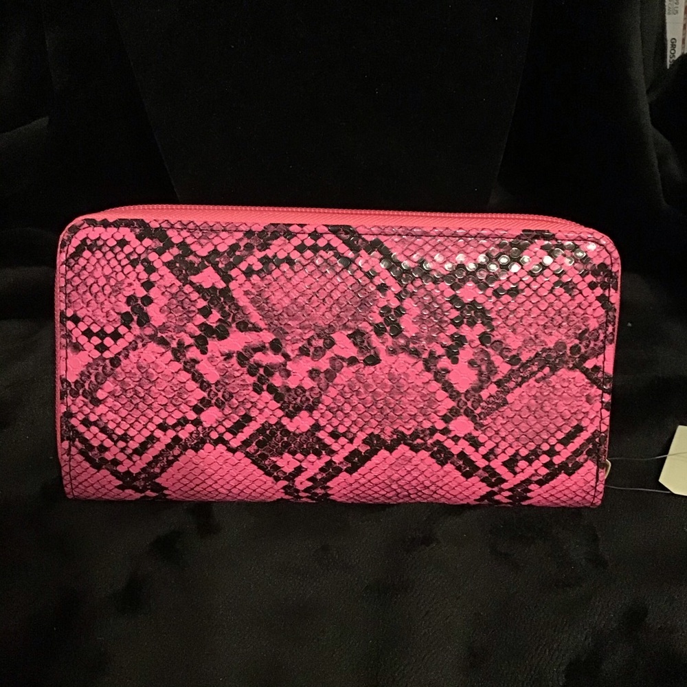 💕🐍🔥 2for$40 Neon Snakeskin Wallet 🔥🐍💕